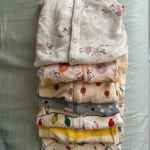 Hanna Andersson Other - Bundle of 7 footies/sleepers 0-3mo (Hanna Andersson, Tea Collection, Carter’s)